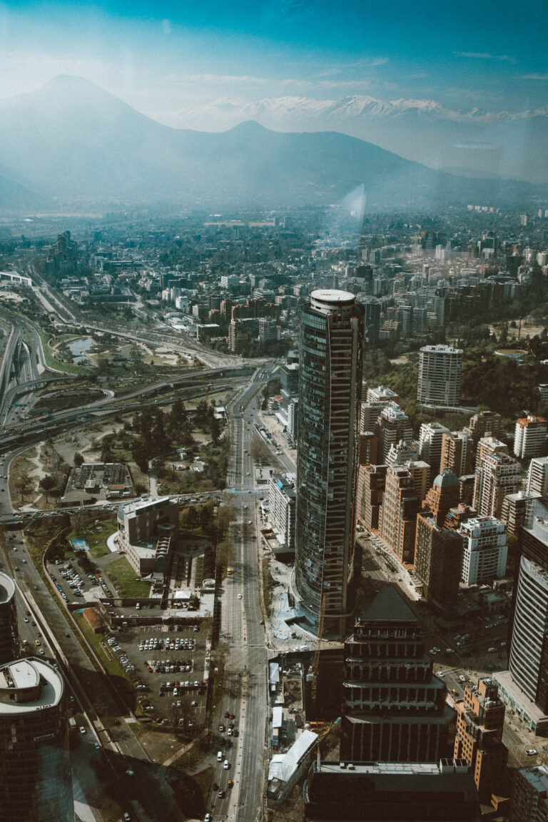 Ponto de vista do Edifício Sky Costanera